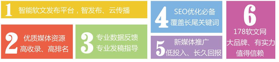 媒介集市网致力于一站式新闻媒体软文智能发布平台 1 智能软文发布平台，智发布，云传播 2 优质媒体资源 高收录、高排名 3 专业数据反馈 专业发稿指导 4 SEO优化必备 覆盖长尾关键词 5 新媒体推广 低投入、长久回报 6 媒介集市网 大品牌、有实力 值得信赖